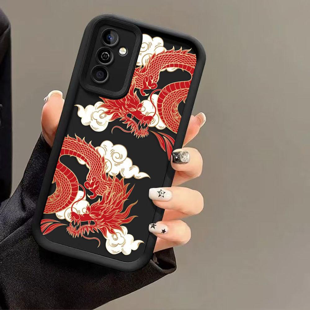 Fashion Dragon Pattern Phone Case For Realme C75 C71 C67 C65 C63 C55 C53 C35 C33 C31 C30 C21Y C21 C20 C15 C12 C11 C2 GT 6 Cover