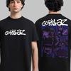 Футболка с принтом группы Gorillaz Мужская Оверсайз Y2k Уличная одежда С коротким рукавом Летняя Хлопок Модная Повседневная Свободная Женская Мужская Одежда