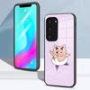 Аниме Чехол для телефона с изображением свиньи Бурибуризаэмона для Samsung S26 S25 S24 FE S23 S22 S21 Plus S20 Ultra Note20Ultra Черная стеклянная крышка