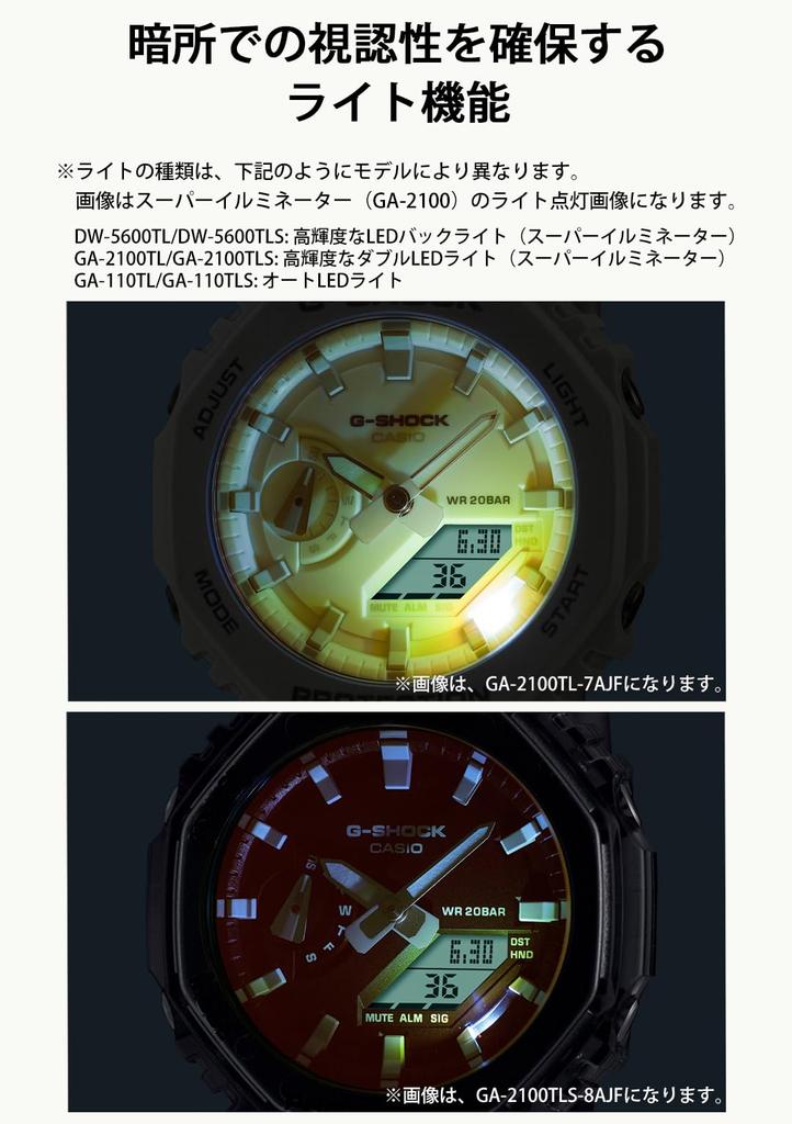 Watch BEACH TIME LAPSE Series Gray Skeleton [Casio] G-Shock [] GA-2100TLS-8AJF Men's