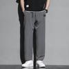 Men's Summer Ice Silk Straight-Leg Loose Trousers