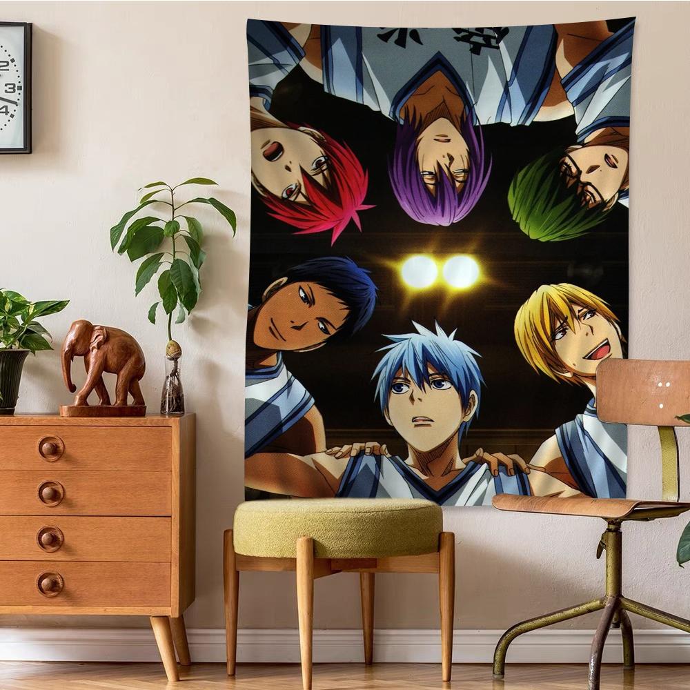 Японский Аниме Kuroko No Basket Напечатанный Большой Настенный Гобелен Индийский Будда Настенное Украшение Колдовство Бохо Хиппи Арт Декор