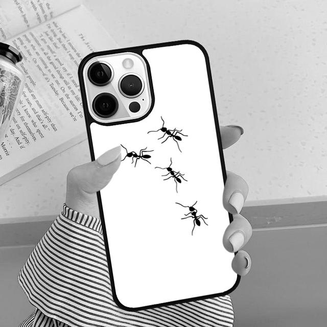 Жуткие Муравьи Насекомые Страшный Чехол для Телефона Для iPhone 16 15 14 Plus XR XS apple 16 11 12 13 mini Pro Max coque