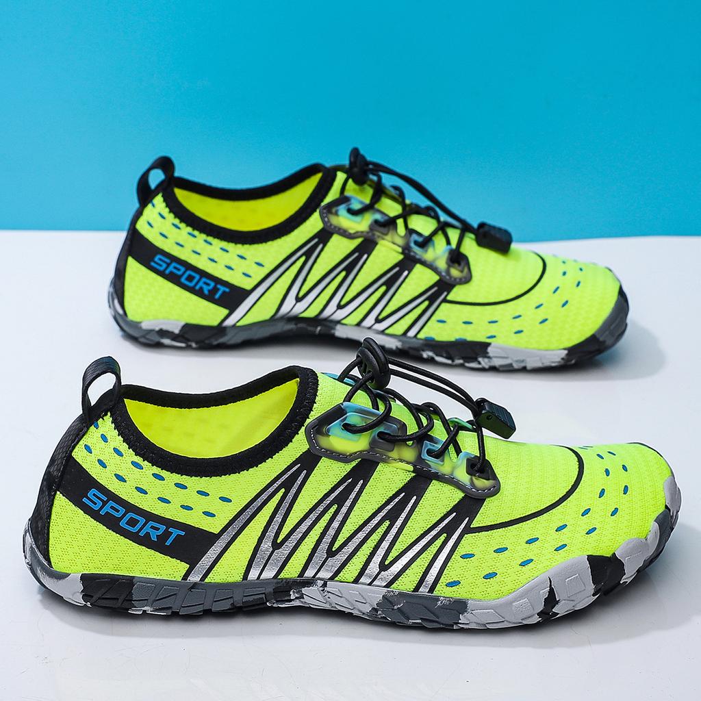 Couple River Tracing Shoes for Outdoor Hiking Five Finger Anti Slip Wear-resistant Beach Swimming Fishing Water Skiing Shoes