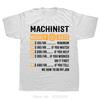 Funny Machinist Hourly Rate Machining Professional T-shirt Summer Streetwear Unisex O-neck Short Sleeve Tees Birthday Gifts T Shirt