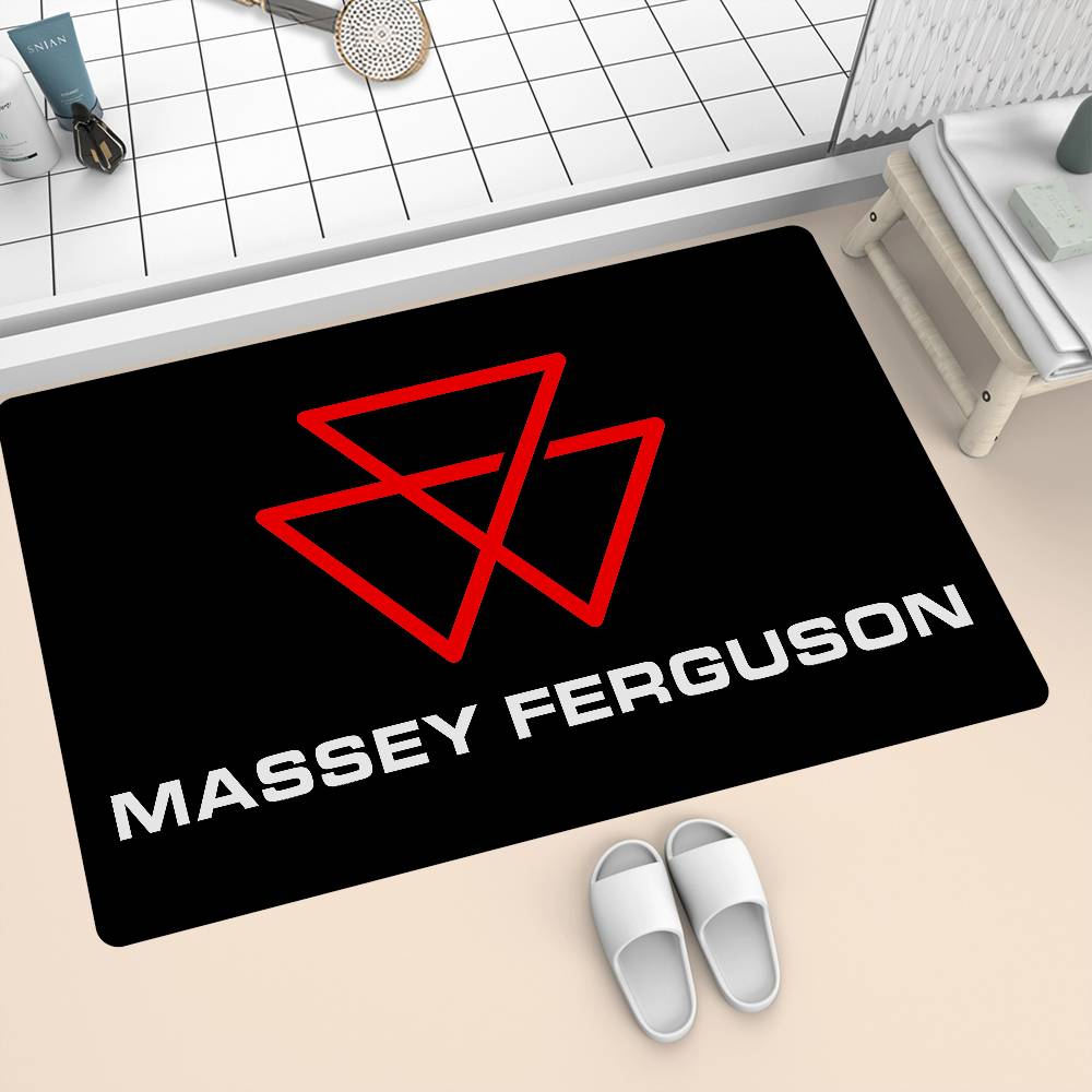 M-Massey F-Ferguson Floor Mat INS Style Soft Bedroom Floor House Laundry Room Mat Anti-skid Household Carpets