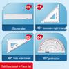 M&G Examination Drawing Ruler Set