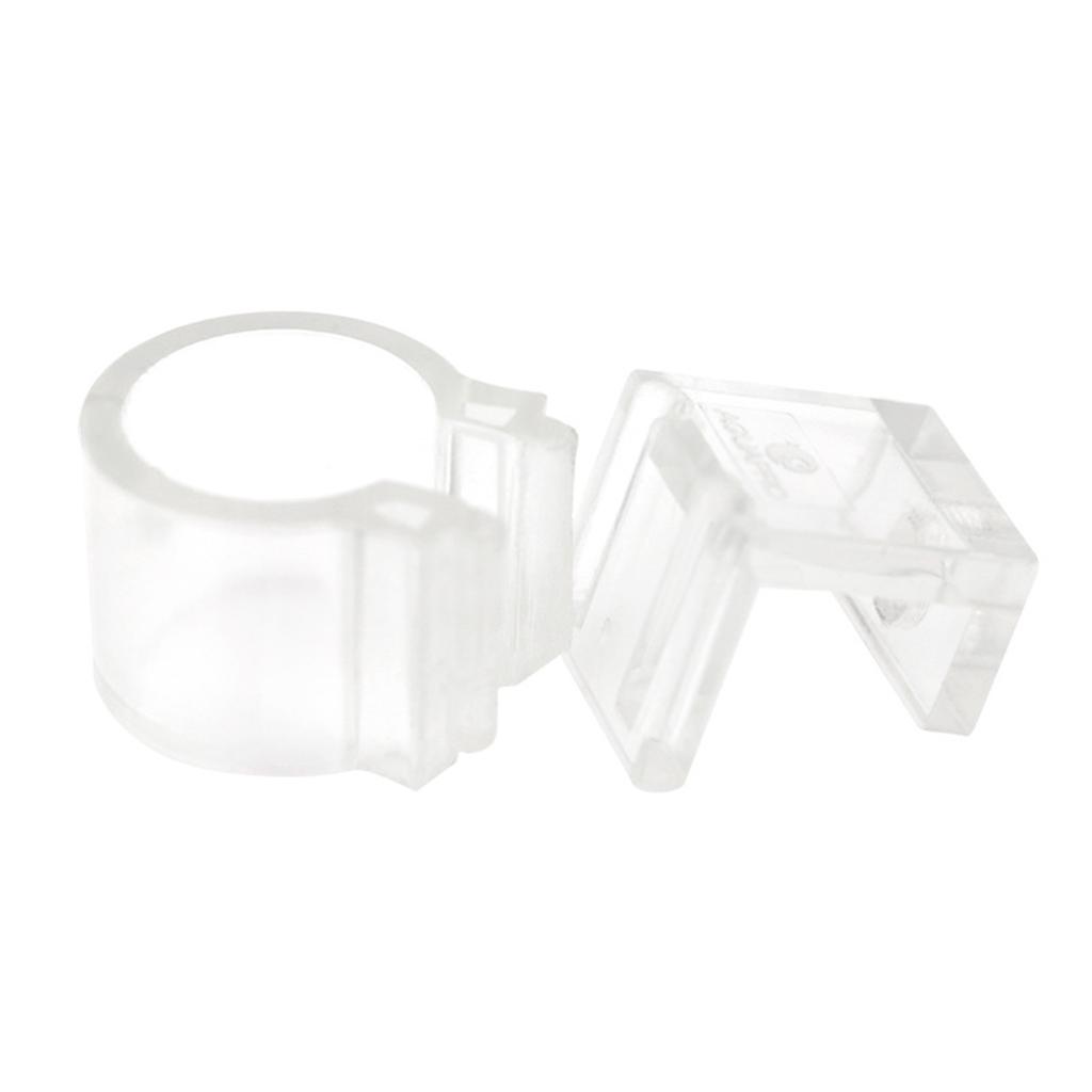 Aquarium Lily-Pipe Plastic Fixture for Fix Inflow/Outflow-Tube Clamp Plastic Water Pipe Clip Water Exchanger Hose