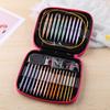 13 Pair Crochet Hook Circular Knitting Needles Set with Case Aluminum Home Art Craft Tool DIY Weaving Sewing Crafts
