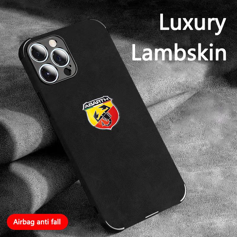 For Fiat Abarth Logo Car Phone Case Soft Cover for iPhone 16 Pro 11 12 ijn5 13 14 Pro 15 Pro Max 7 8 Plus XR XS MAX Accessories 5ijn