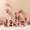 Santa Claus Electric Climbing Ladder Toy - Christmas Gift Beads for Chimney and Tree Decoration.