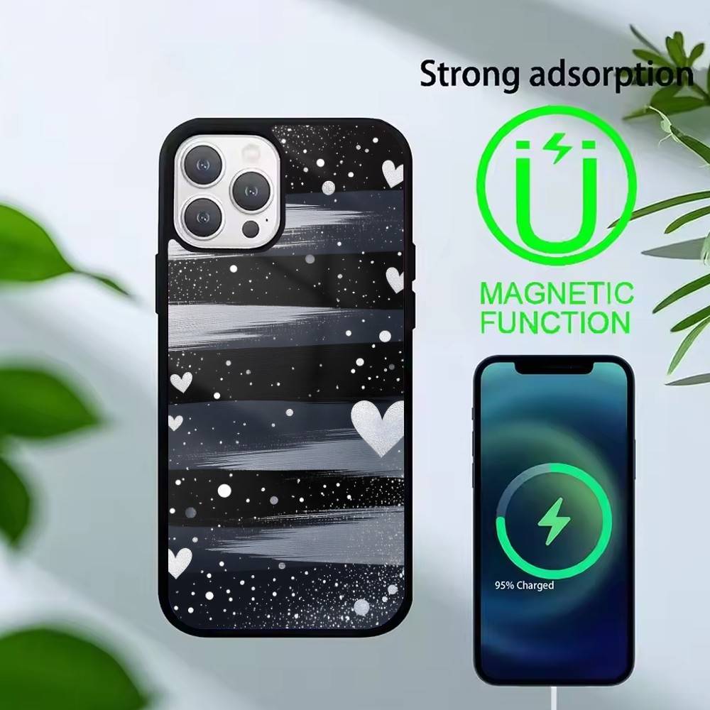 Чехол для телефона Y2k J-INS с граффити для iPhone 14, 16, 15, 13, 17, 12, Plus, Pro, Max, магнитный для MagSafe, матовый чехол