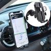 Universal Air Outlet Compatibility Holder for Smartphones - Black White Air Vent Mount Car Phone Holder