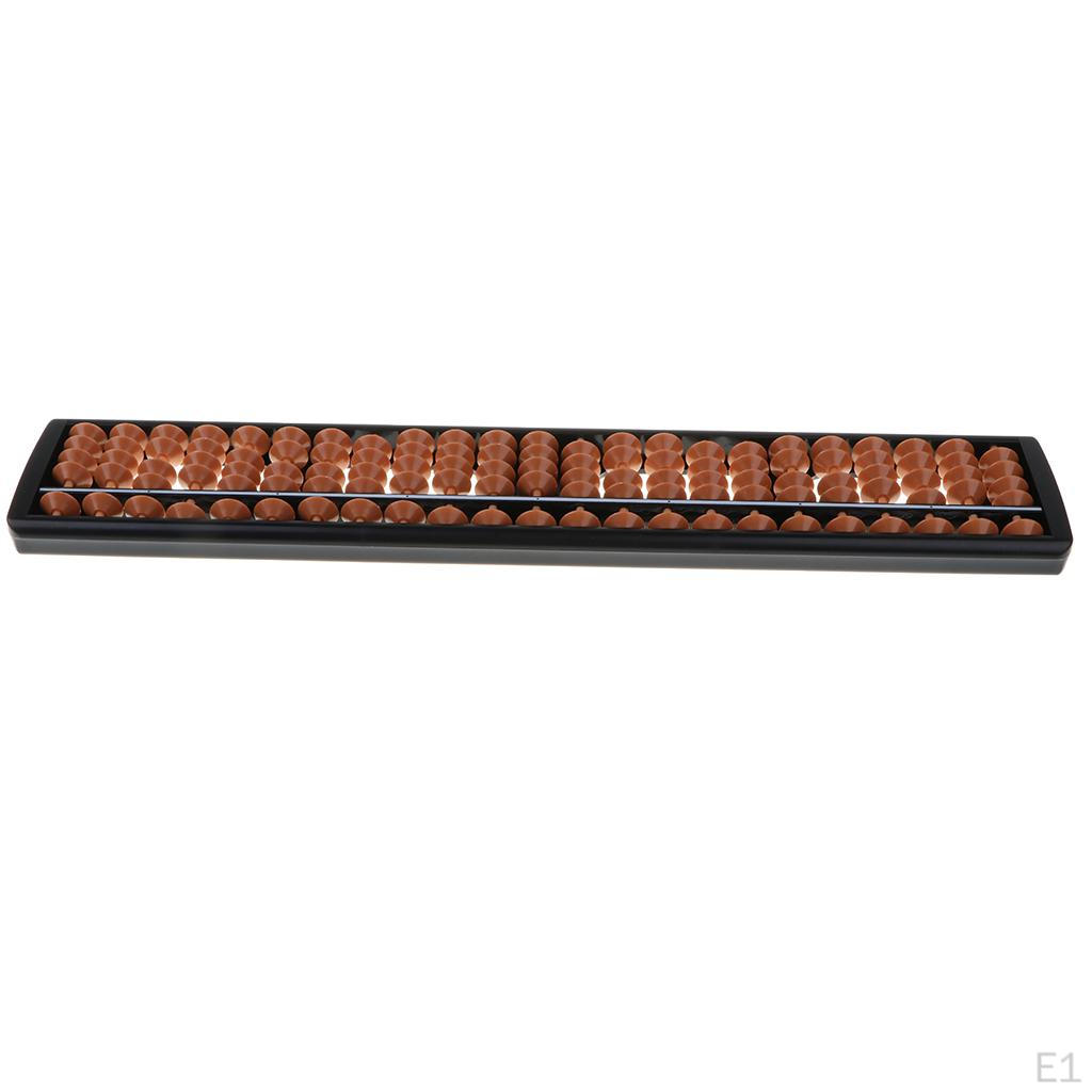 Vintage-Style Small Size 23 Column Rods Plastic Chinese Traditional Abacus Counting Tool 14"