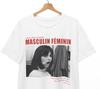 Футболка Masculin Feminin, Жан-Люк Годар, культовая футболка по фильму, Унисекс футболка