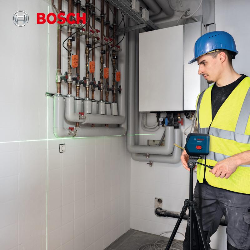 Bosch Лазерный уровень GCL 15-12 XG Комбинированный точечный и линейный лазерный уровень с зеленым лучом