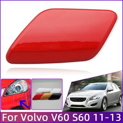 Для Volvo V60 S60 2011 2012 2013 39802699 39802681 Крышка накладка форсунки омывателя фары автомобиля Крышка корпуса фары Отделка