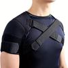 1 Set Adjustable Shoulder Brace Men Women Torn Rotator Joint Cuff Pain Relief Compression Sleeve Cross Wrap Recovery Shoulder Stability Support Strap