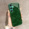 Стиль военного камуфляжа Стеклянный чехол для телефона для Samsung Galaxy S26 S25 S24 S23 S22 FE Ultra Plus Встроенное стекло зеленое Изысканный
