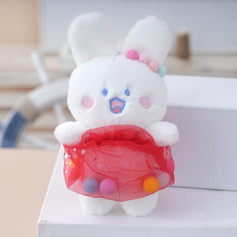 Плюшевый брелок в виде кролика с набивкой из ПП хлопка для украшения сумки, подарок для детей