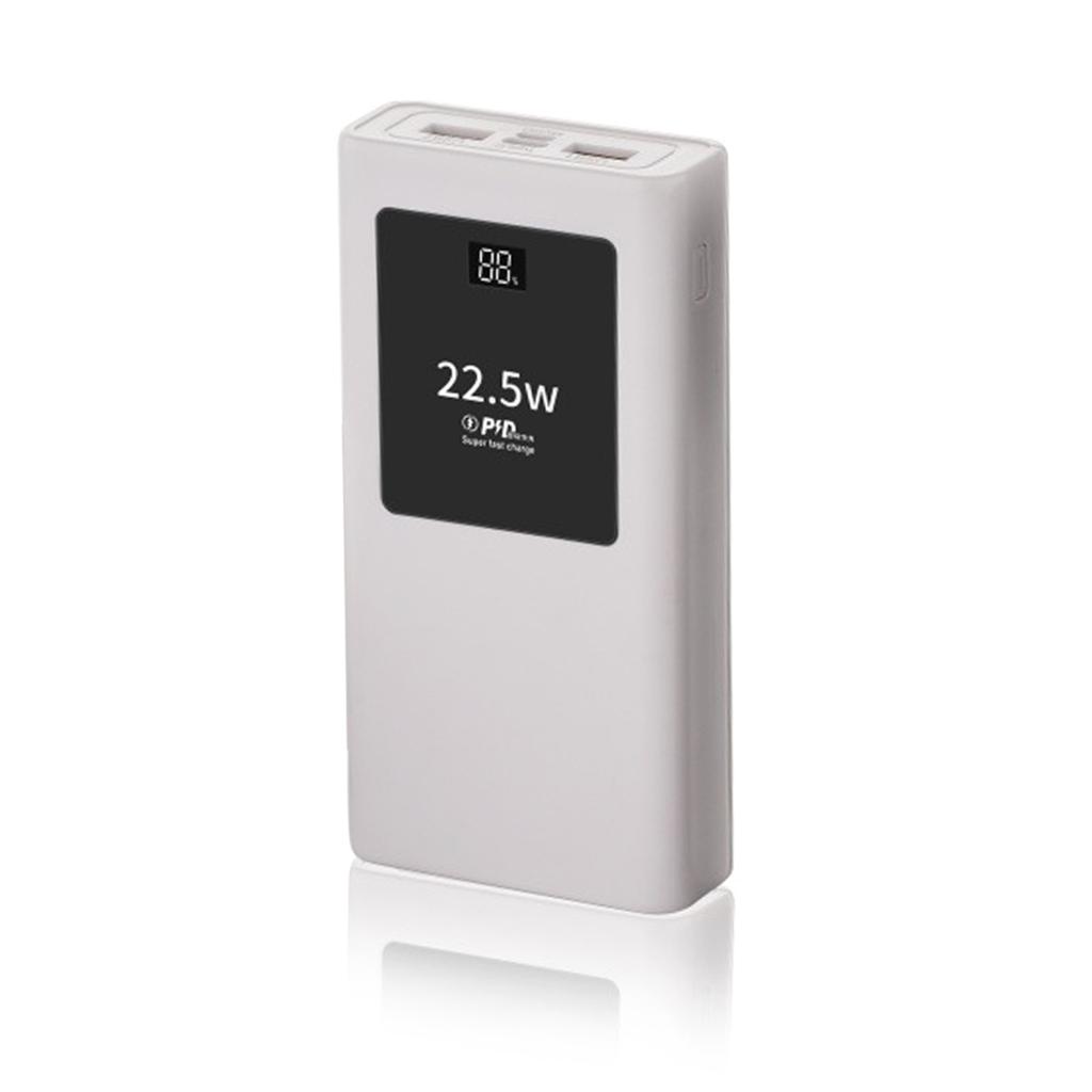 Набор Корпусов для PowerBank 20000 мАч Мобильные Зарядные Устройства Встроенный Кабель PD22.5W Быстрая Зарядка ЖК-Дисплей Корпус