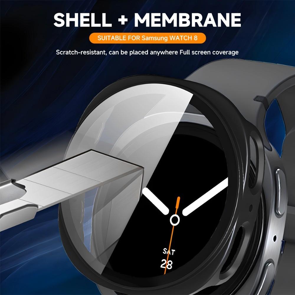 Case + Band for Samsung Galaxy Watch 8 44mm 40mm Sport Wrist Replacement Belt Correa Bracelet+Cover+Glass Galaxy Watch 8 Straps