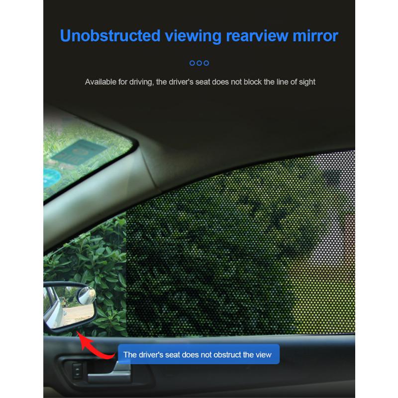 2 шт. 42x38 см DIY наклейки для автомобиля солнцезащитные козырьки защита от солнца оконная крышка черный солнцезащитный козырек из ПВХ боковое окно щиток с небольшими отверстиями