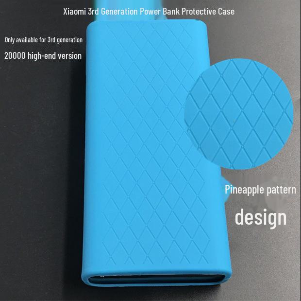 Silicone Protective Cover for Xiaomi Mobile Power 3 - 20,000mAh High-End Version (3rd Gen)