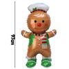 Large Standing Balloons Christmas Theme Santa Claus Xmas Tree Snowman Gingerbread Man Aluminum Film Balloon New Year Party Decor