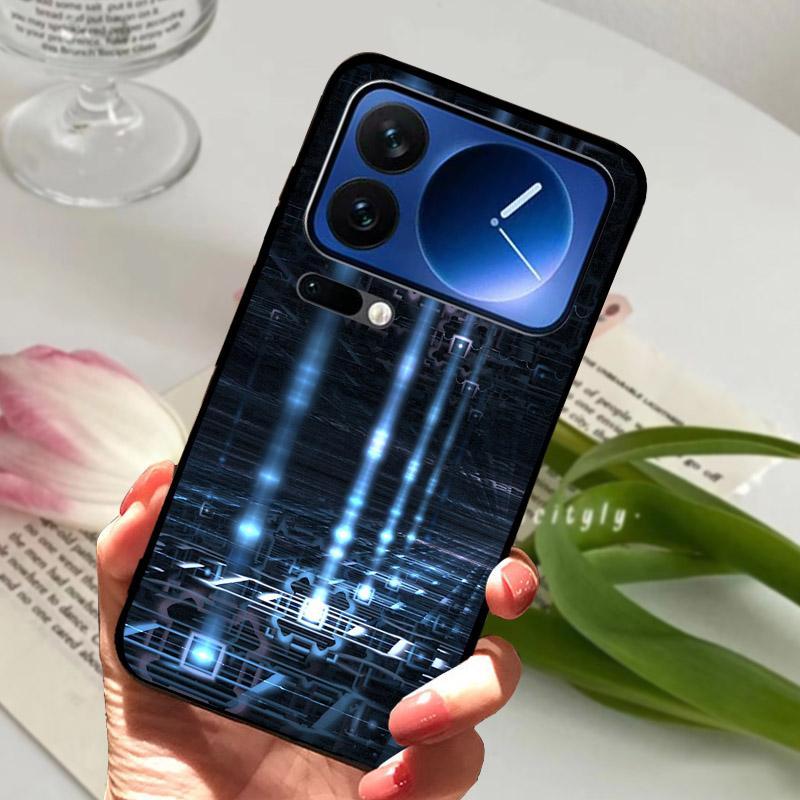 Чехол для Xiaomi Mi 17 Pro Max/17Pro Модный Ударопрочный Защитный Задний Чехол Для Xiaomi 17 ProMax Мягкий ТПУ Силиконовый Чехол для Телефона
