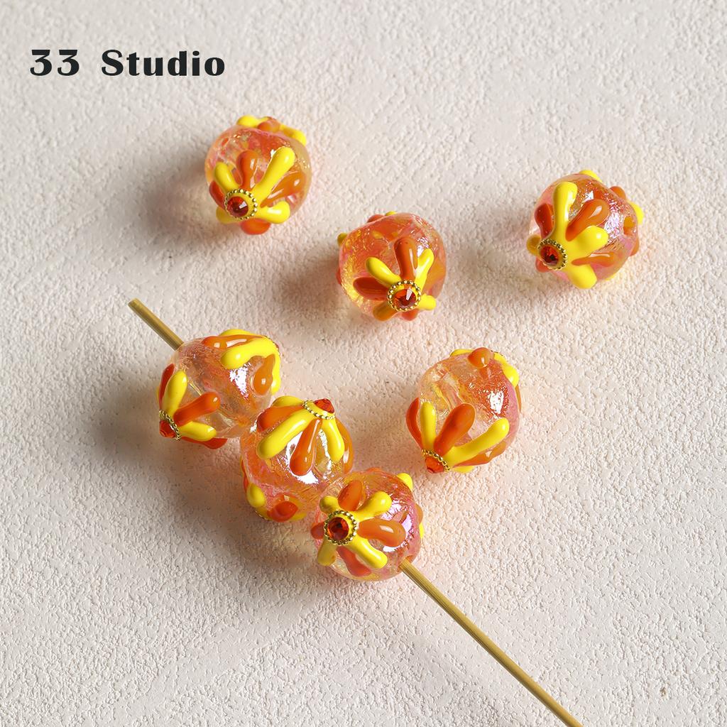 Тяжелая специальная дрель, бусины с ручной росписью, аксессуары «сделай сам», комплект материалов, цепочка для мобильного телефона, автомобильный кулон, бусины-проставки, браслет