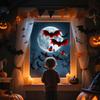 12 Pieces Of Colorful Three-DimensionalBat Halloween Sticker Decoration Stickers, Party Decoration Wall Stickers