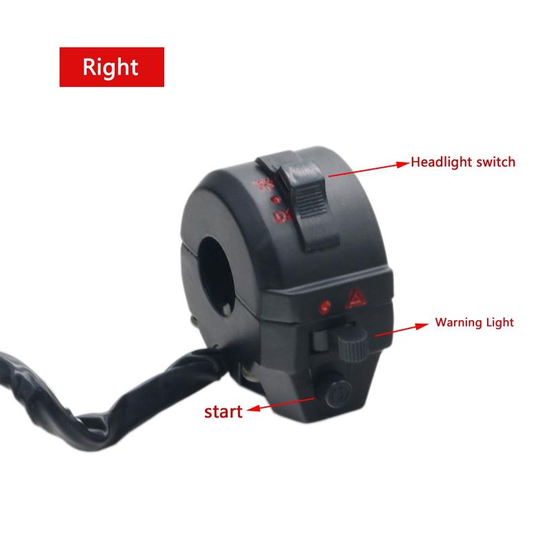 LMoDri 7/8 "22 мм мотоцикл ATV руль левый и правый боковой переключатель управления дальним/ближним светом указатель поворота рожок