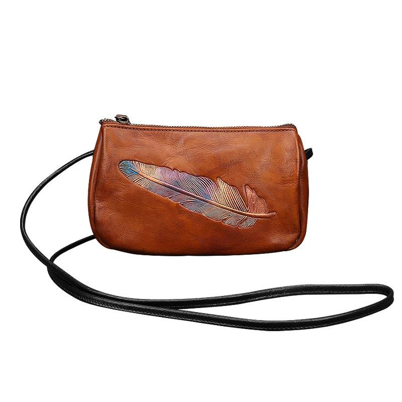 Женская сумка через плечо из натуральной кожи, верхний слой из коровьей кожи, женская винтажная квадратная сумка