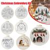 Christmas Embroidery Kit with Pattern and Instructions for Beginners Embroidery Stitch Practice Kit Embroidery Supplies
