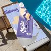 Funny M-milka Towel Large Quick-Drying Microfiber soft Beach Towel for Travel Fitness Sauna Bathing Camping