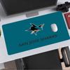San Jose Sharks Extended Gaming Mouse Pad with Stitched Edges NonSlip Rubber Base Waterproof Desk Mat for Computer Laptop Office Gaming