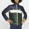 Nike Пуховики Мужские Синий Зеленый Мультиколор Стойка Умеренный Другое BV4686-451