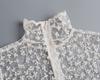 Perfect Match Vintage Lace Floral Shirt Blouse Detachable Collar Female Removable Sweater Half Shirt Clothing Accessories Solid Neck Collar