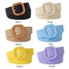 Fashion Bohemian Summer Waistband Straw Woven Belt Braided Belts Waist Belt