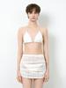 Loe Carmen Knit Bikini + Mini Skirt Set (3Pcs) 2Colors