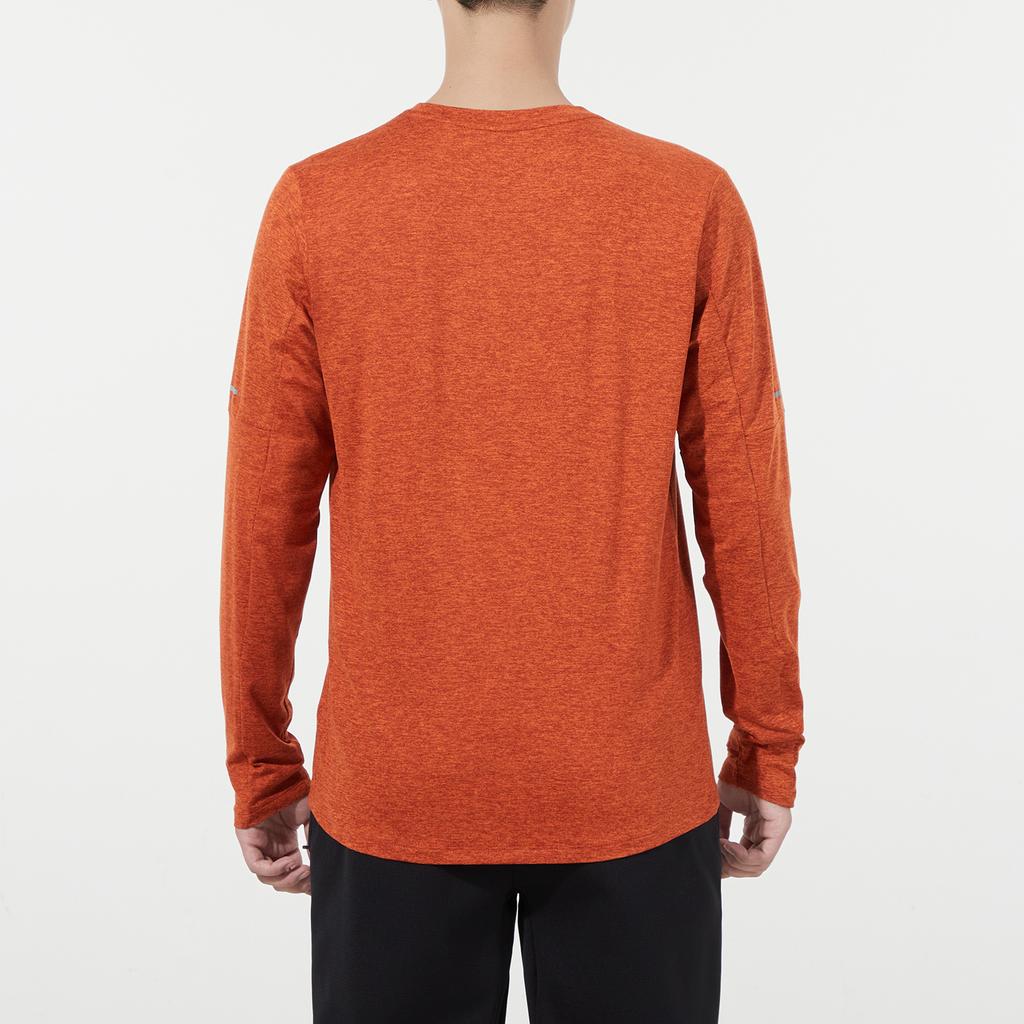 Nike T Shirts Men's Orange Red Crew Neck Moderate Straight Fit DD4755-670