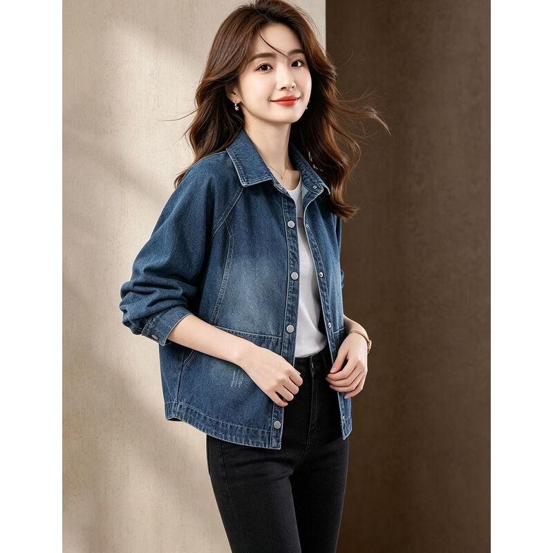 D.F.DEAR Women's Autumn Casual Denim Jacket