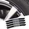 4pcs Car Wheel Rim Stickers Auto Tire Emblem Decor Decal Accessories For Volvo S60 S80 S90 C30 XC40 XC60 XC70 XC90 V40 V60 V90