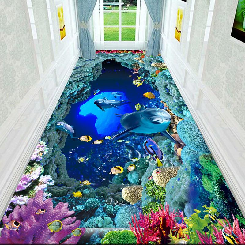 Новый 3D забавный приключенческий коврик для коридора, спальни, кухни, напольный коврик, украшение, игровой коврик, идиллический ковер для гостиной