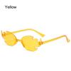 Colorful Flame Shaped Sun Glasses Rimless Party Cosplay Glasses  for Women & Men