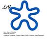 Decorative Dining Table Mat Silicone Coaster Irregular Flower Shape Kitchen Countertop Protector Non-slip Protector Heat Insulation Trivet for Hot