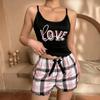 Strap Shorts Pajamas, Women's Home Set