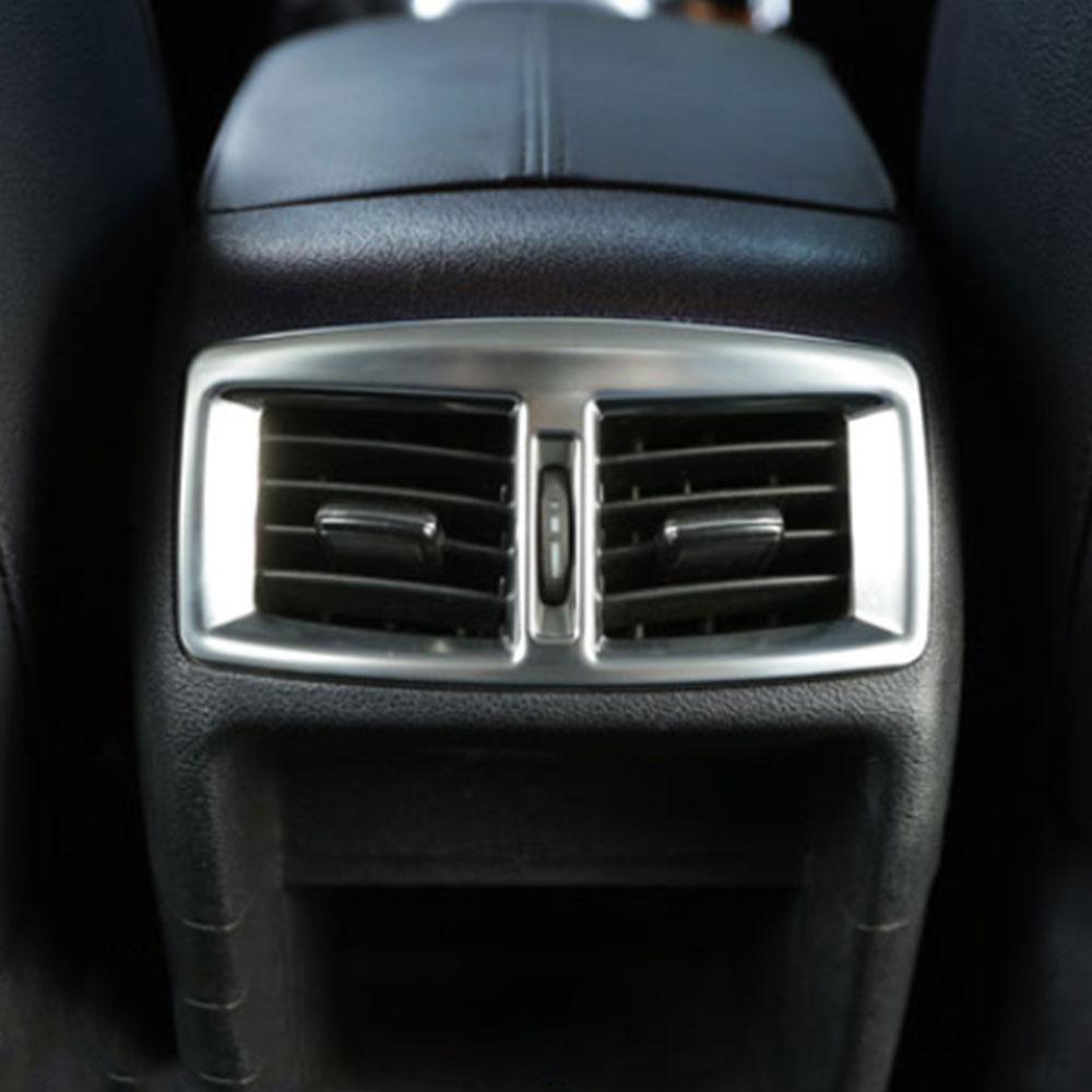 Для Peugeot 3008 2014 2015 2016 Аксессуары Накладка на панель заднего воздуховода Задний подлокотник Рамка кондиционера Декоративная наклейка Отделка интерьера