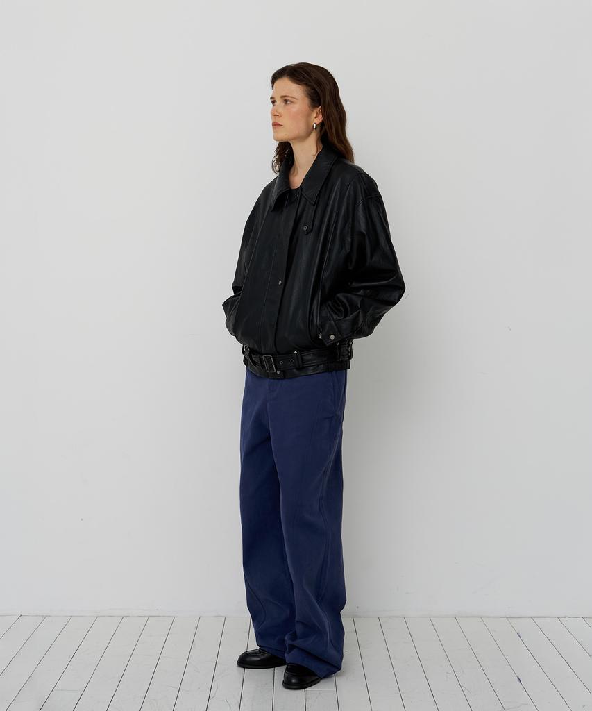SELEVER Rove Belt Leather Jacket_3 Color
